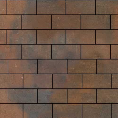 Брусчатка Steinrus Прямоугольник Color Mix Штайнрус 60 мм