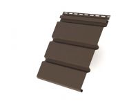 Виниловый софит Grand Line Classic Standart без перфорации коричневый