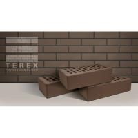 Облицовочный кирпич Tereх одинарный 1 НФ Мокко гладкий, М125-150