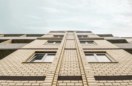 Облицовочный кирпич Керма Евро 0,9 НФ Пшеничное лето гладкий