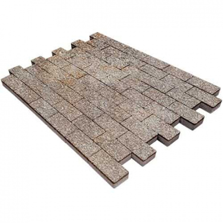 Брусчатка Steinrus Прямоугольник Color Mix 60 мм