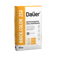 Цветная кладочная смесь армированная Dauer BRICK.COLOR 252 серая 50 кг