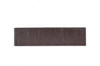 Облицовочный кирпич Recke Одинарный 1НФ Classic Баварская кладка Темно-коричневый глянец фактурный 5-72-00-2-00
